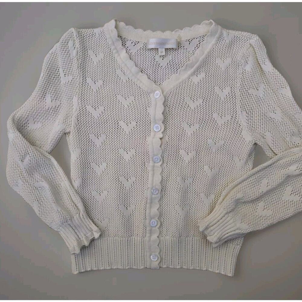 LoveShackFancyGirls' Knit Cardigan Size 10Years Organic Cotton‎